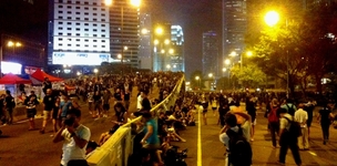 The Hong Kong protests as peaceful, gentle and determined