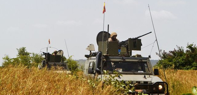 Vehiculos militares espanoles patrullan en Mali / Photo by EMAD / Via Flickr